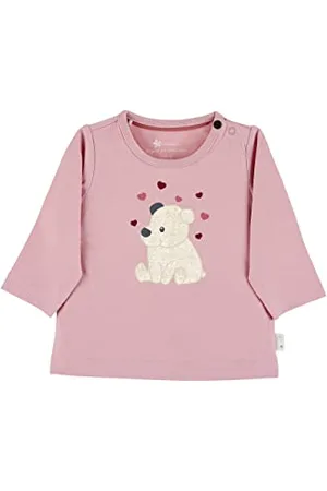 Sterntaler Baby - Mädchen Langarmshirt Baby Langarm-shirt Eisbär Elia, , 56