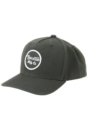 Brixton Unisex-Adult Wheeler Snapback Cap, Black, O/S