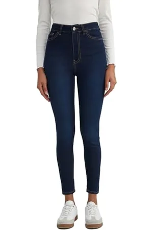 DeFacto Damen Jean - Stilvolle Hosen modische Jeggings und Bequeme Jeanshose für Frauen Jeans und Hose für Damen