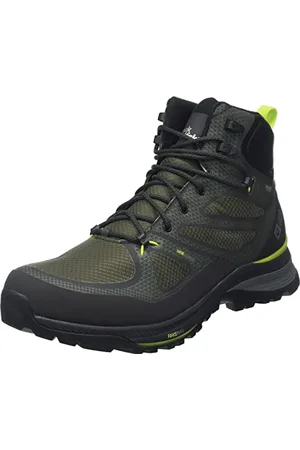 Jack Wolfskin Herren Force Striker Texapore Mid M, Lime / Dark Green, 43 EU