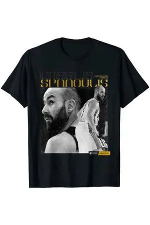 Euroleague Vassilis Spanoulis- Basketball Legends Collection T-Shirt
