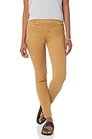 Amazon Damen Pull-On Stretch-Jeggings mit mittelhohem Bund (in Übergrößen erhältlich), , 36