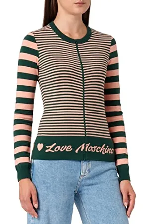 Moschino Damen Zipped in Blended Wool Jacket, , 38 EU
