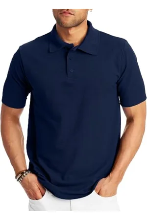 Hanes Herren Poloshirt, kurzärmelig, X-Temp mit FreshIQ, , Mittel