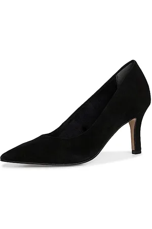 Tamaris Damen Pumps Leder Stilettoabsatz; BLACK/ ; 39 EU