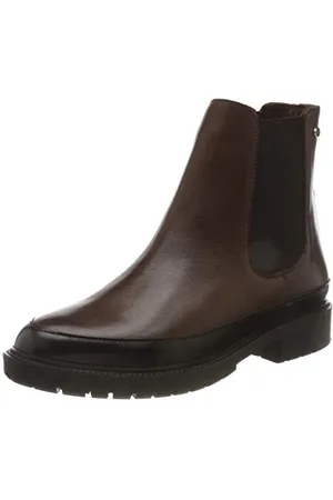 Fred de la Bretoniere Damen FRS0717 Chelsea Ankle Boot 3 cm Soft Nappa Leather, Brown, 37 EU
