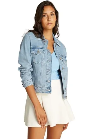 Tommy Hilfiger Damen Classic Jacket Bi8110 Dw0dw20123 Trucker-Jacke, , XL EU