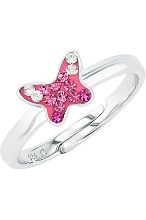 Prinzessin Lillifee Kinderring 925 Sterling Silber Mädchen Kinder Ringe, mit Preciosa, Silber, , Kommt in Schmuck Geschenk Box, 2033999