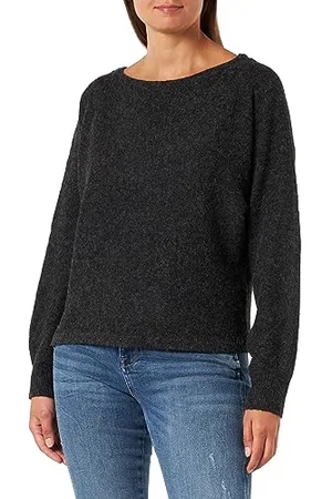VERO MODA Damen VMDOFFY LS Boatneck GA Boo Pullover, , S