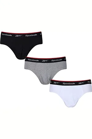 Reebok Herren Mens Sports Brief Wiggins 3pk Boxershorts, Small (3er Pack)