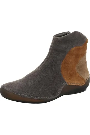 Think! Damen KAPSL, nachhaltige, Leder gefütterte Stiefelette, 2000 ASH/Kombi, 38 EU