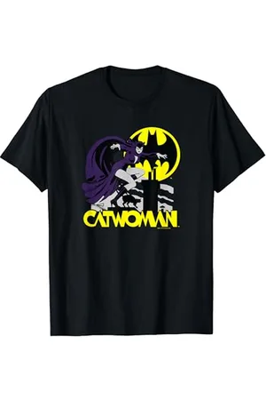 Batman Catwoman Rooftop Cat T-Shirt