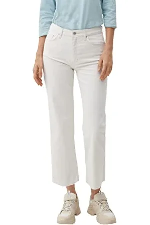 QS by s.Oliver Damen 2129815 Jeans-Hose 7/8, Karolin Straight Leg, , 38