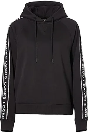 JOOP! Damen Designer Hoodie - Kapuzenpullover mit Flauschiger Innenseite und Logo Stickerei an den Ärmeln – Sweatshirt Hoody legere Passform