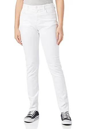 Replay Damen Marty Slim Jeans, WeiÃŸ (001 White), 31W / 28L