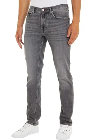 Tommy Hilfiger Herren Jeans Hose Denton Grover Straight Fit, Grau (Grover Grey), 29W/30L