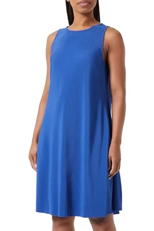 QS by s.Oliver Kleid Midi ,Blau ,46