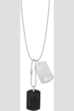 Lotus Halskette Style Herren LS2139-1/5, Einheitsgröße, Metall, Kein Edelstein
