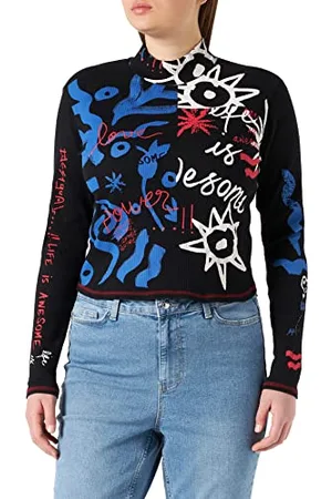 Desigual Womens TS_Chloe T-Shirt, Black, S