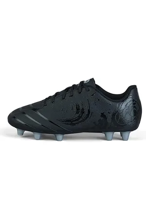 Canterbury Phoenix Genesis Team Stiefel, Schwarz/Silber-Metallic, 37 EU