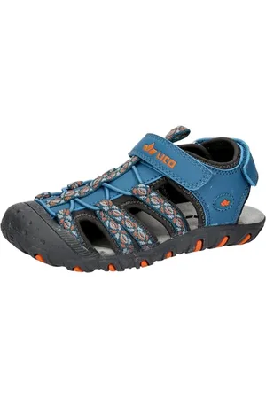 LICO Rene VS Sandale, Petrol/Grau/Orange, 31 EU