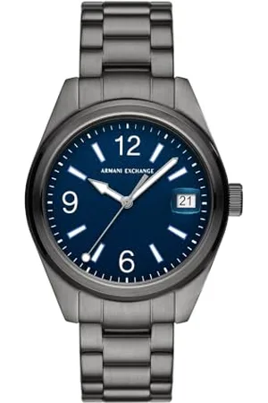 Armani Exchange Herren Analog Quarz Uhr mit Edelstahl Armband AX1421