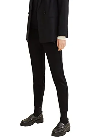 TOM TAILOR Damen 1034232 Loose Fit Hose mit Reißverschlusstaschen, , 34W / 28L
