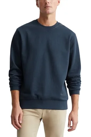 Marc O’ Polo Marc OߴPolo Herren Sweatshirt aus Bio-Baumwolle Regular Fit, Blau (Moon Stone), S