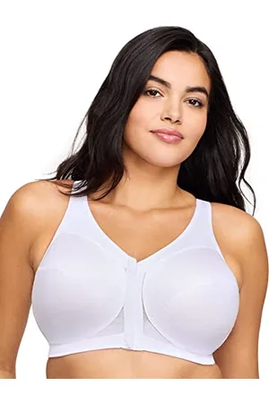 Glamorise Damen Rückenstützender MagicLift-Vorderverschluss-BH, ,85D