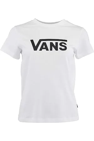 Vans Damen Drop V SS Crew T-Shirt, White, XL