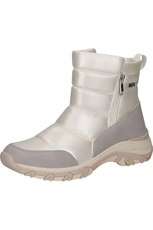 Caprice Damen Winterstiefel ohne Absatz Vegan Wasserabweisend, Mehrfarbig , 38 EU