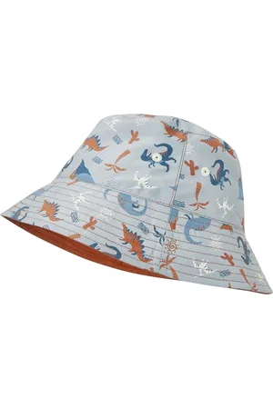 Playshoes Jungen UV-Schutz Fischerhut Bademütze Kopfbedeckung, , 55cm