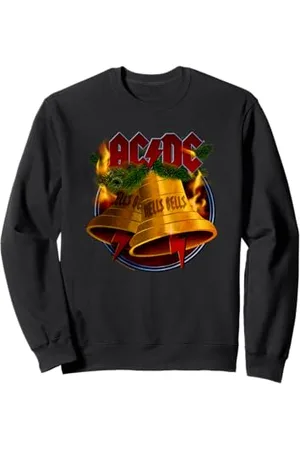 AC/DC Weihnachten Hells Bells Rockmusik Band Merch Sweatshirt Unisex Erwachsene S