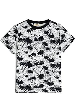 Koton Boys T-Shirt Short Sleeve Crew Neck Printed Cotton