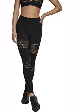 Urban classics Damen Ladies Laces Inset Leggings L