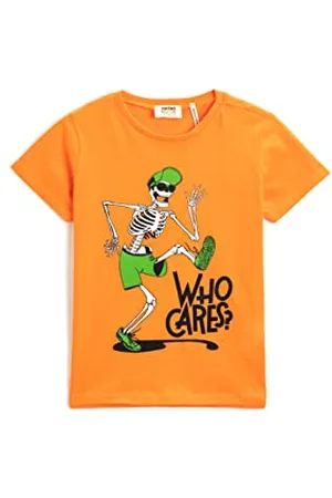 Koton Boys Printed Short Sleeve T-Shirt Crew Neck Cotton