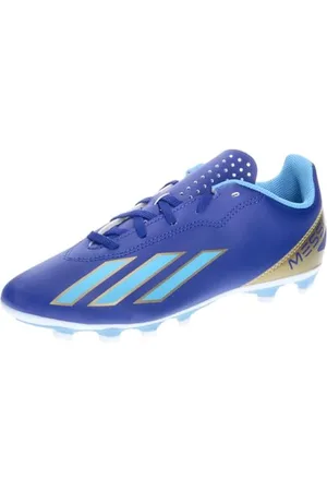 adidas X Crazyfast Messi Club Flexible Ground Boots Fußballschuhe, Lucid Blue/Blue Burst/Cloud White, 38 2/3 EU