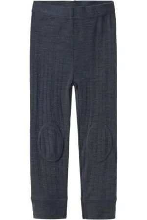 NAME IT Jungen Nmmwang Wool Needle Longjohn Solid Noos Leggings, , 98 EU