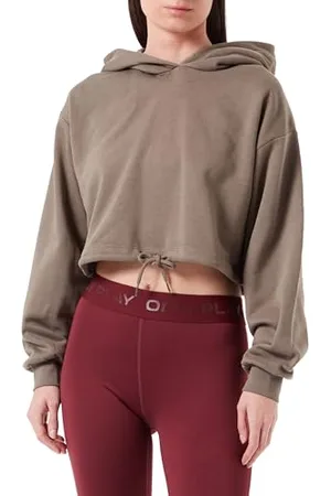JJXX Jack&Jones Damen JXALLY Loose LS Crop Hood SWT Kapuzenpullover, , XS