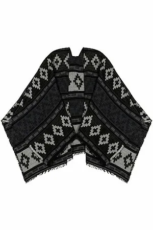 Replay Damen Schal Winter Wolle, Schwarz , Onesize