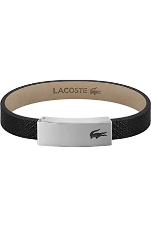Lacoste Lederarmband für Herren Kollektion PORT Verziert mit petit piqué Muster - 2040110