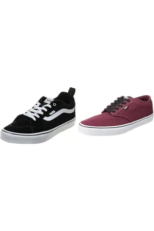 Vans Herren Filmore Sneaker, Schwarz (Suede/Canvas), 41 EU Doheny ((Canvas) Black/White 187), 47