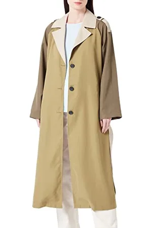 ONLY ONLLINE X-Long Block Trenchcoat CC OTW