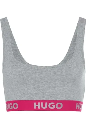 HUGO BOSS Damen Sporty Logo Bralette, , L