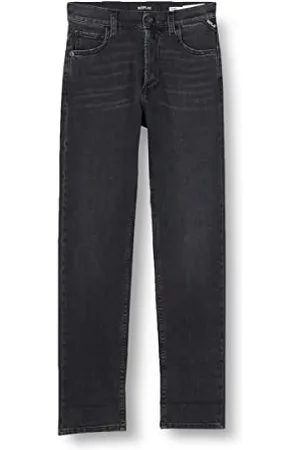 Replay Damen Jeans Maijke Straight-Fit Bio, (Grau), 30W / 30L
