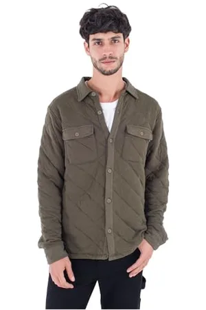 Hurley Herren Santa Cruz Quilted Fleece Ls Hemd, , Small