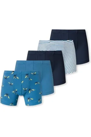 Schiesser Jungen 5 Pack Boxershort Unterhosen-95/5 Organic Bio Baumwolle-Größe 92 bis 140 Unterwäsche, , 98