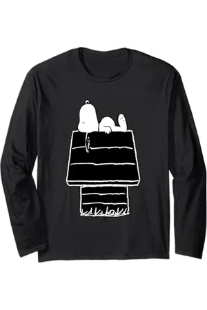 Peanuts Snoopy Hundehütte, / Weiß Langarmshirt