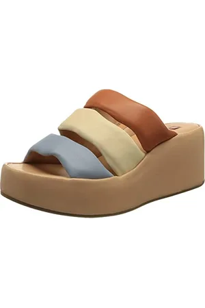 Högl Högl Damen Dune Hausschuh, Apricot/Multi, 41 EU Weit