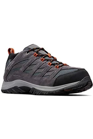 Columbia Crestwood WP wasserdichte Wanderschuhe für Herren, Grau (Graphite x Dark Adobe), 43.5 EU